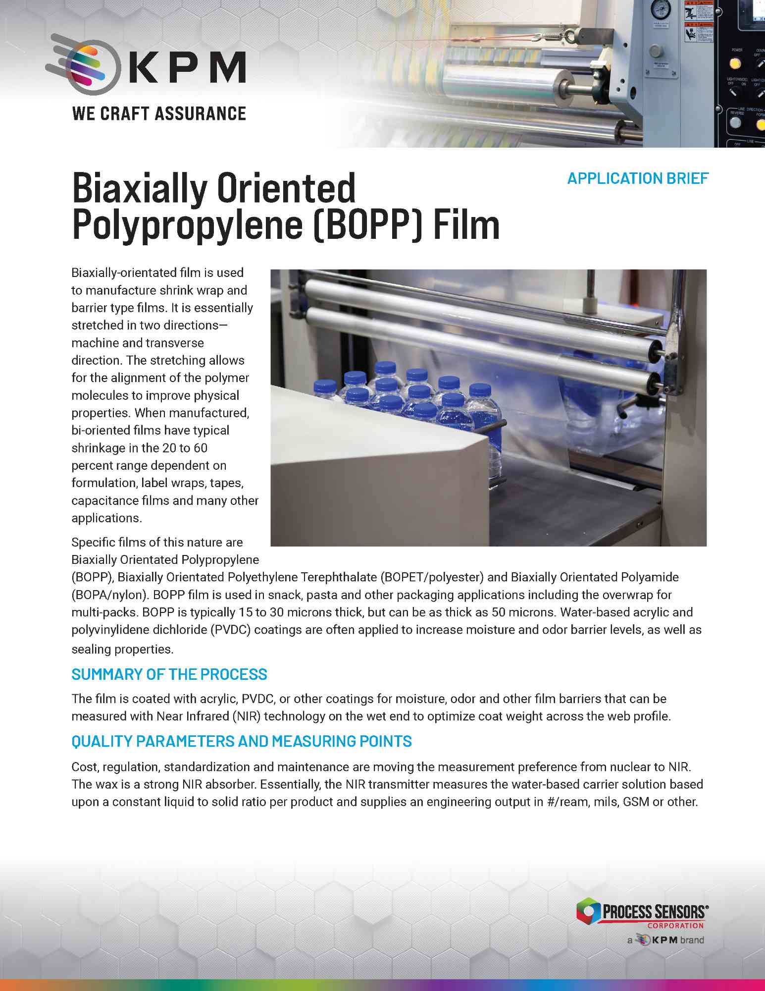 Biaxially Oriented Polypropylene (BOPP) Film Application Note
